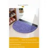 Carpets Fashion Half Moon Round Semi Circle Machine Washable Rubber Back Mat Bathroom Rug