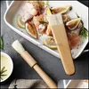 베이킹 페이스트리 도구 가정용 부엌 브러시 바베큐 오일 라운드 둥근 손잡이 강모 브러시 플랫 페이스트리 베이킹 요리 도구 드롭 배달 DHIL2
