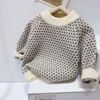 Pullover 2022 winter herfst baby truien jas kinderen breien pullovers tops boys girls cartoon lange mouw trui 2-10 jaar 0913