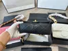 Вечерние сумки Новая роскошная дизайнерская сумка C Summer CF Толстая сумка для подмышек с цепочкой Плечо Портативная сумка через плечо