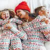 Familjsmatchande kläder Familj Julmatchning Kläderuppsättning 014 Years Kids Romper Pyjamas Mamma pappa och babys nattkläder par år sömnkläder 220914