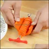 Fruit Vegetable Tools Kitchen Accessories Gadget Stainless Steel Creative Scroll Vegetable Cutter Fruit Spiral Knife Gadgets Tool Dr Dh8Tk