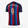 Lewandowski Soccer Jersey 22 23 ANSU FATI Barcelonas Pedri Gavi Ferran Raphinha 2022 2023 F. de Jong Dest Dembele Camisetas Football Fork