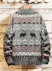 Men s tröjor PFNW och stickat under slitkategori National Style Autumn Winter Chic Casual Sweatshirt 12A5477 220913