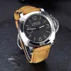 Designer Watch Factory Best Edition Leather Strap Automatic Men Waterproof Clockpaner Watch O2kp