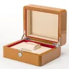 Bo￮tes de montres Classic Brand Watches Box Square Wood Booklet Cartes et papiers en anglais