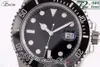 VSF 41 126610 VS3235 Automatyczne męskie zegarek Ceramika Black Black Dial 904l Ostersteel Bransoletka 72H Power Reserve Super Edition Ta sama karta seria