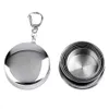 Tazze Piattini All'ingrosso 75Ml In Acciaio Inox Portatile Da Viaggio All'aperto Cam Pieghevole Pieghevole Pieghevole Tazza Tea Drop Consegna 2021 Casa Dhg4T