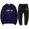 22ss tracce da uomo tracce da uomo Trend con cappuccio da 2 pezzi set con cappuccio con felpa con cappuccio per la tuta da jogging sportivo da jogging trapstar logo uomo stoffa 11