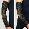 Knee Pads Arm Sleeves Sport Cover Web Printed Compression Sun Protection Basketball Golf Running Elastic Unisex Bicycle