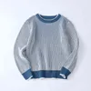 2020 소년 가을 겨울 줄무늬 스웨터 어린이 니트 풀오버 어린이 외부 욕심 나이 3 4 6 8 10 0913
