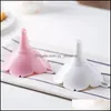 Other Kitchen Tools 2Pcs/Set Kitchen Cherry Blossom Style Funnels Home Olive Oil Connts Liquid Powder Dispenser Accessories Drop Deli Dh0I5