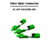 Équipement de fibre optique 200 pièces Connecteur SC UPC/APC ESC250D Embedded SM Single Mode FTTH Fast Cold Connecting Networking