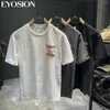 Mens T Shirts Mens T-shirt Doll Printing Neutral Short Sleeve Shirt Summer Casual Cotton Fashion Slim Basic Tops Fabric Clothing