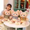 2022 Паршированные животные плюшевые куклы 35 см милая гна Belle Plush Toy Figure Детская кукла