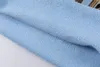 Moletom azul claro com capuz masculino feminino com estampa de hip hop pulôver de lã com capuz superdimensionado