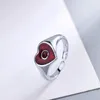 Öppen lyxig designer ring toppkvalitet kärleksdesignringar för par älskare ring mode smycken leverans
