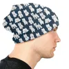 Berets West Highland White Terrier Hund Motorhaube Beanie Strickmütze Männer Frauen Coole Erwachsene Niedliche Westie Welpen Winter Warme Skullies Beanies Cap