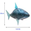 Electricrc Animals Remote Control Shark Toys Air Swimming RC Animal Infrared Fly Balloons Clown Fish Toy for Children Christmas Gifts Decoration 220914