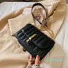 2022 neue Mode Abendtaschen Vintage PU Leder für Frauen Mode Kette Umhängetasche Umhängetasche Dame Trend Handtaschen und Geldbörsen 4 Farbe Top-Qualität