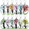 Hangende kettingen L gedroogde bloemen Charms voor sieraden maken transparante boomhars kralen gemengde kleuren lacework bloem charme yydhhome amvhm