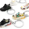 Designer tredimensionella nyckelringar sneakers Keychain Trendy Shoes Pendant Creative Ornament