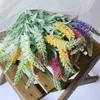 Faux Floral Verdure Romantique Provence Fleur Artificielle Décoration De La Maison Accessoires En Plastique Lavande Bundle Faux Bouquet De Plantes En Plein Air Cuisine Décor J220906