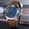 2020 Original Paneras Watch Digital Dial Mechanical Movement Leather Strap Business Mens Wrist 0qiw