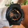 Мужские спортивные военные наручные часы 110 G Watch Shock Многофункциональные светодиодные цифровые кварцевые часы с автоматической подсветкой для мужчин250Z