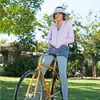 Brede rand hoeden ohsunny vrouwen groot vizier met schouderbedekking verwijderbare dop sjaal anti uv zonbescherming buiten fietsen strandhoed