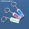 20Pcs/Lot HACCURY Key Chain Small bubble level spirit Acrylic Square Level Measuring Instrument Size 15x15x36mm