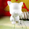 Actie speelgoedfiguren Goede Munny -serie Kidrobot Collectible Vinyl Figurine 1/16 Blanco Funny Dog of Cat Gebruik Edu Teaching Aquarel Draeing