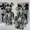 New 400% Bearbrick Action & Toy Figures 28cm Blansky Flower throwing girl Limited Collection Fashion Accessories Medicom Toys