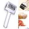 Baking Pastry Tools Stainless Steel Noodle Lattice Roller Shallot Cutter Pasta Spaghetti Maker Hine Manual Dough Press Cooking Tools Dhhbp