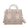 HBP Summer Net Net Red Straw Bag 2023 New Trendy Japanese Small Flud Flud Flugh Lock Handbag Counter Counter Bag