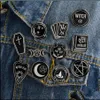 Alfinetes Broches Bruxa Ouija Moon Tarot Livro Novo Estilo Gótico Alfinetes Esmaltados Distintivo Denim Jaqueta Jóias Presentes Broches Para Mulheres Homens 167 T2 Dhmus