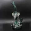 Narghilè in vetro da 10,6 pollici con tripla funzione di filtraggio Dab Rig Water Pipe