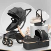 Коляски Baby Brand Soft Croller может сидеть и лежать на перемещении, складываясь с высокой ландшафтной каретой Оптовая двусторонняя рожденная.