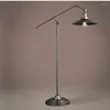 Lampy podłogowe Loft Industrial American w stylu Lampa LED LED do magazynu studium salonu sypialnia sypialnia łóżka Podłogi ruchome oświetlenie