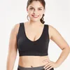 Bustiers & Corsets Plus Size 6XL Women Sports Bra Fitness Seamless Crop Top Mujer Push Up Bras Wire Free Lingerie Full Cup Underwear