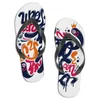 Scarpe personalizzate firmate da uomo Pantofole casual Moda dipinta a mano Infradito open toe Beach Summer Slides Sono disponibili immagini personalizzate