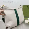 Evening Bags ClassiLetter Tote Bag Shoulder Bags Man Chest Pack Purse Women Canvas Leather Red Green Weave Stripe Wallet White