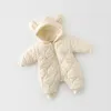 Artırıcılar Milancel Sonbahar Bebek Giyim Ayı Kulak Bebek Erkek Erkekler Kürk Astar Bebek Kız Kıyafet 220913