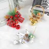 Acessórios para brinquedos de Natal pendente DIY Shopping Call de árvores de Natal Ornamento de sino de arco