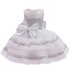 Mädchen 2022 Neue Kinder Weihnachtskleider für kleine Mädchen Prinzessin Flauschy Layered Tulle Kostüm Kleinkind Kids Halloween Kleidung 0-5 Jahre 0913