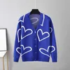 2022 Fall and Winter Women Sweater Love Short Cardigan Jacket Modna projektantka