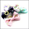 Dog Apparel Pet Puppy Cat Dog Hair Bows With Rubber Bands Grooming Accessories For Small Dogs Supplies Drop Delivery 2021 Home Garden Dhdo8