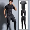 Running Sets Tights Men's Sports Suit Gym Man's Sportswear Sport Clothes For Men Training Jogging Tracksuits Compression Suits