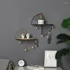 Wystrój domu Iron Art Creative Storage Phelf Shelf Waiting Rack Stojak salon dekoracyjny biuro ramy