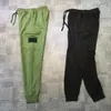 Topstoney Designer Stone Moda Men cal￧a de algod￣o Basic Compass distintivo bordado Tooling Pocket Troushers Sport Wear Pants 091423